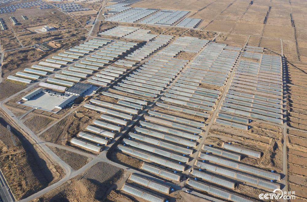 Greenhouse in Fumin New Village, Gulang County, Wuwei City, Gansu Province.